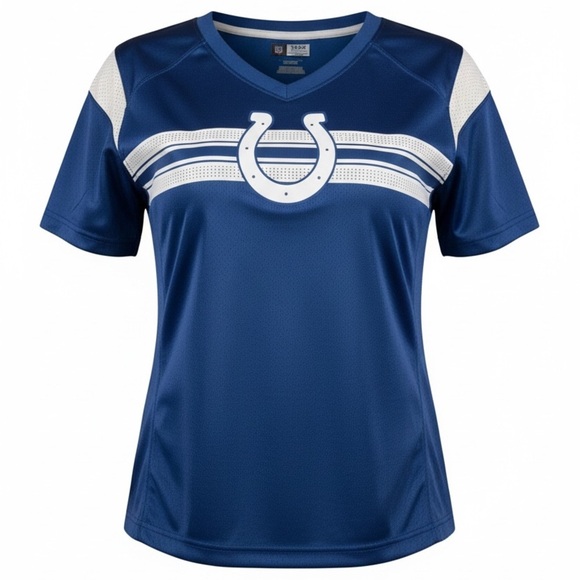 NFL Tops - NFL Indianapolis Colts Jersey, Graphic, NWOT, Horseshoe, Sz XL, slim cut, mesh​